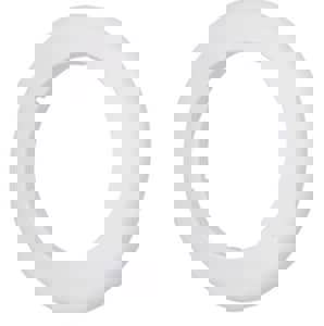 4 in. White Painted Wall Plate